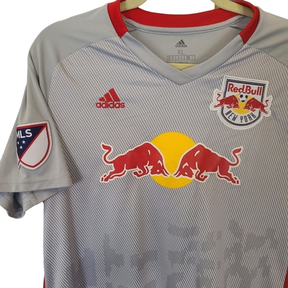 Adidas New York Red Bulls 2019 Home Model Soccer Football Jersey  XL - Picture 5 of 7